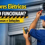 estores elétricos não funcionam