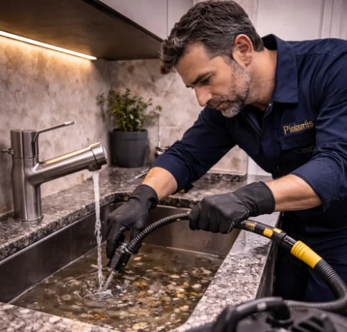 desentupimento de lava-loiça lisboa com equipamento profissional