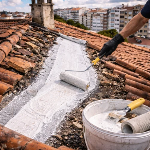impermeabilização telhado lisboa aplicação profissional