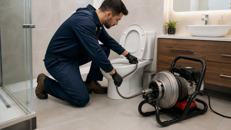 equipamento profissional de desentupimento